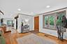 Entryway featuring light wood-style floors, recessed lighting, and crown molding