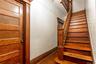 Stairway with baseboards