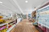 Miscellaneous room with light wood-style flooring, recessed lighting, and ornamental molding