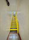 Stairway with baseboards