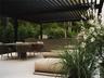 Patio w/ automatic closing awning & outdoor kitchen