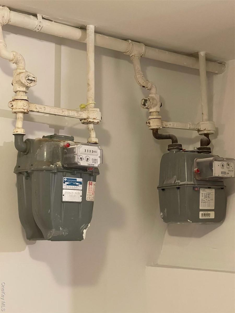 Utility room featuring gas meter