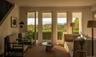 Entryway featuring a mountain view