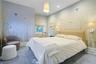 Second bedroom with panoramic wall mural