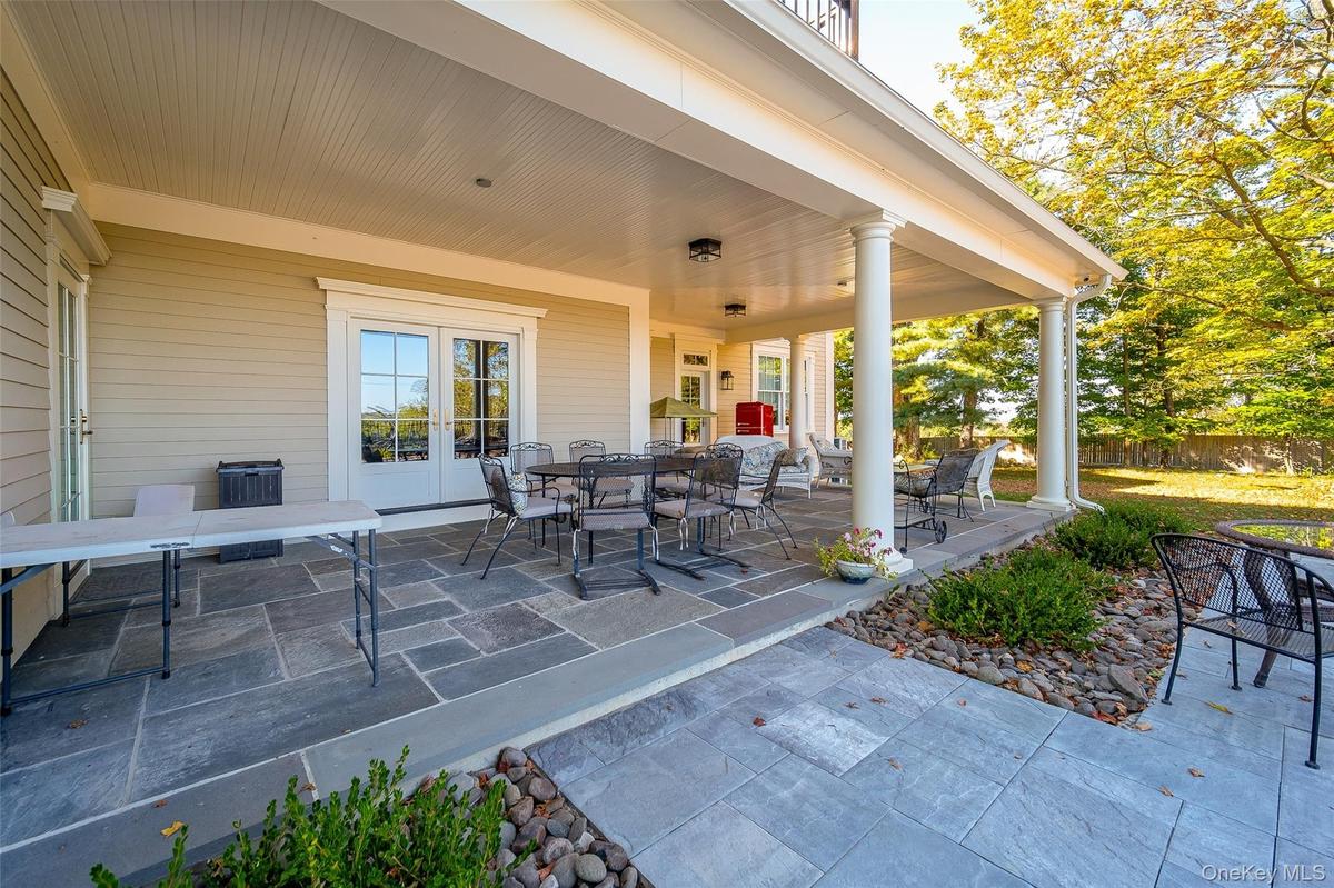 View of patio / terrace with outdoor dining space and french doors