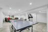 Rec room featuring recessed lighting