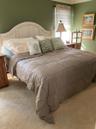 Bedroom featuring carpet