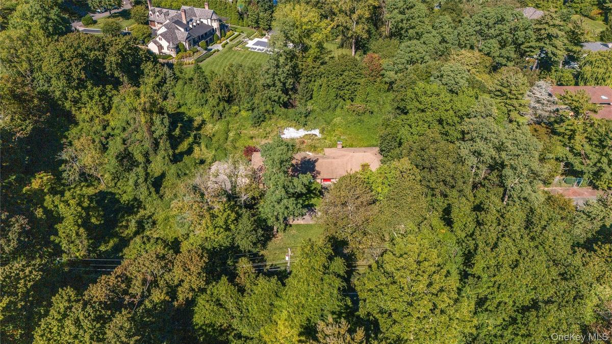 Aerial view of property