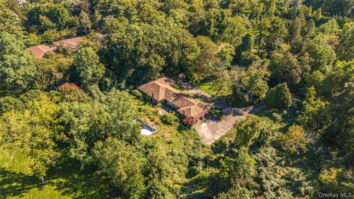 Aerial view of property
