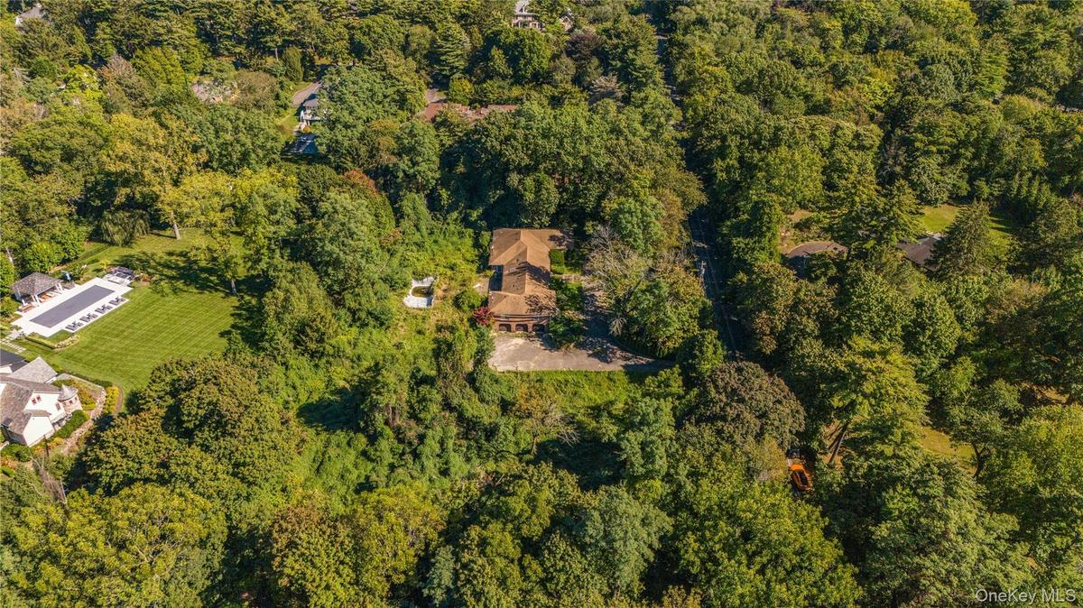 Aerial view of property