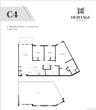 C4- 3 BEDROOM, 2 BATH; approx 1331 SQFT