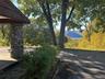 View of yard with a mountain view