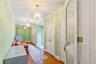 Primary dressing room with four closets