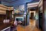 Dining room fireplace