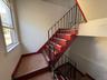 Stairway with carpet floors
