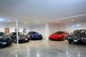 Garage featuring recessed lighting