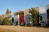 Contemporary house featuring stone siding