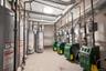 Utility room with gas water heater