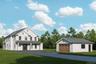 Front of House and Garage