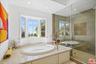 Primary bedroom soaking tub &