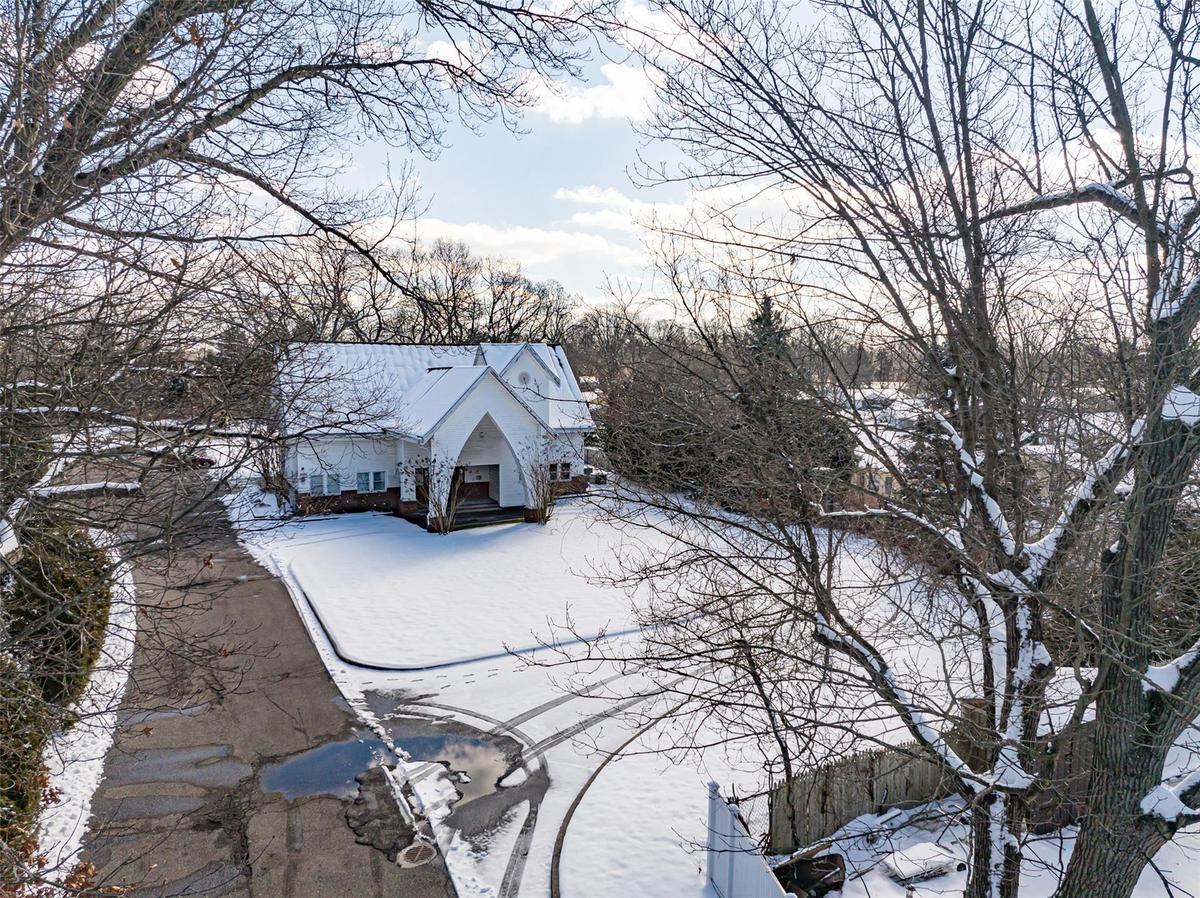 View of snowy exterior