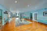 Living room featuring light hardwood / wood-style floors