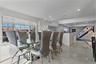 Dining area with stairway and recessed lighting
