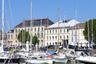 2 buildings together facing the harbour 
