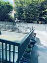 Wooden deck featuring a patio area
