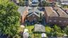Aerial perspective of suburban area