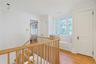 Second floor landing with window seat