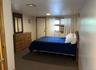 Bedroom with carpet flooring