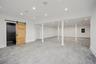 Finished basement with complete sound system