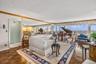 Living room featuring baseboards