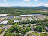 Bird's eye view of a heavily wooded area