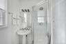 Bathroom featuring a stall shower