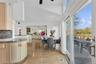 Sunroom / solarium with lofted ceiling