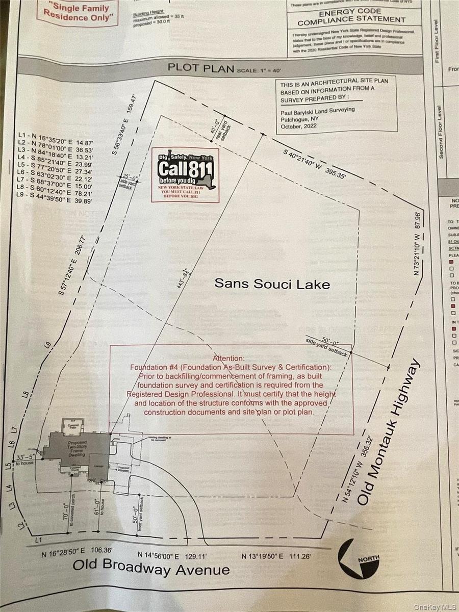 Survey map / technical document