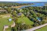 Aerial with water view.
