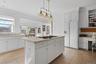 Kitchen Island and Desk Area