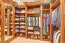 Walk in closet featuring light tile patterned floors