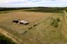 Overview of rural landscape featuring extensive farmland