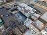 Drone / aerial view of industrial structures