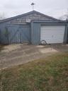 View of detached garage