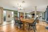 Dinging Room Open to Living