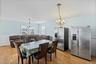 Dining space open to living room