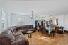 Living room/dining area featuring healthy amount of natural light