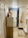 Bathroom featuring light tile patterned flooring