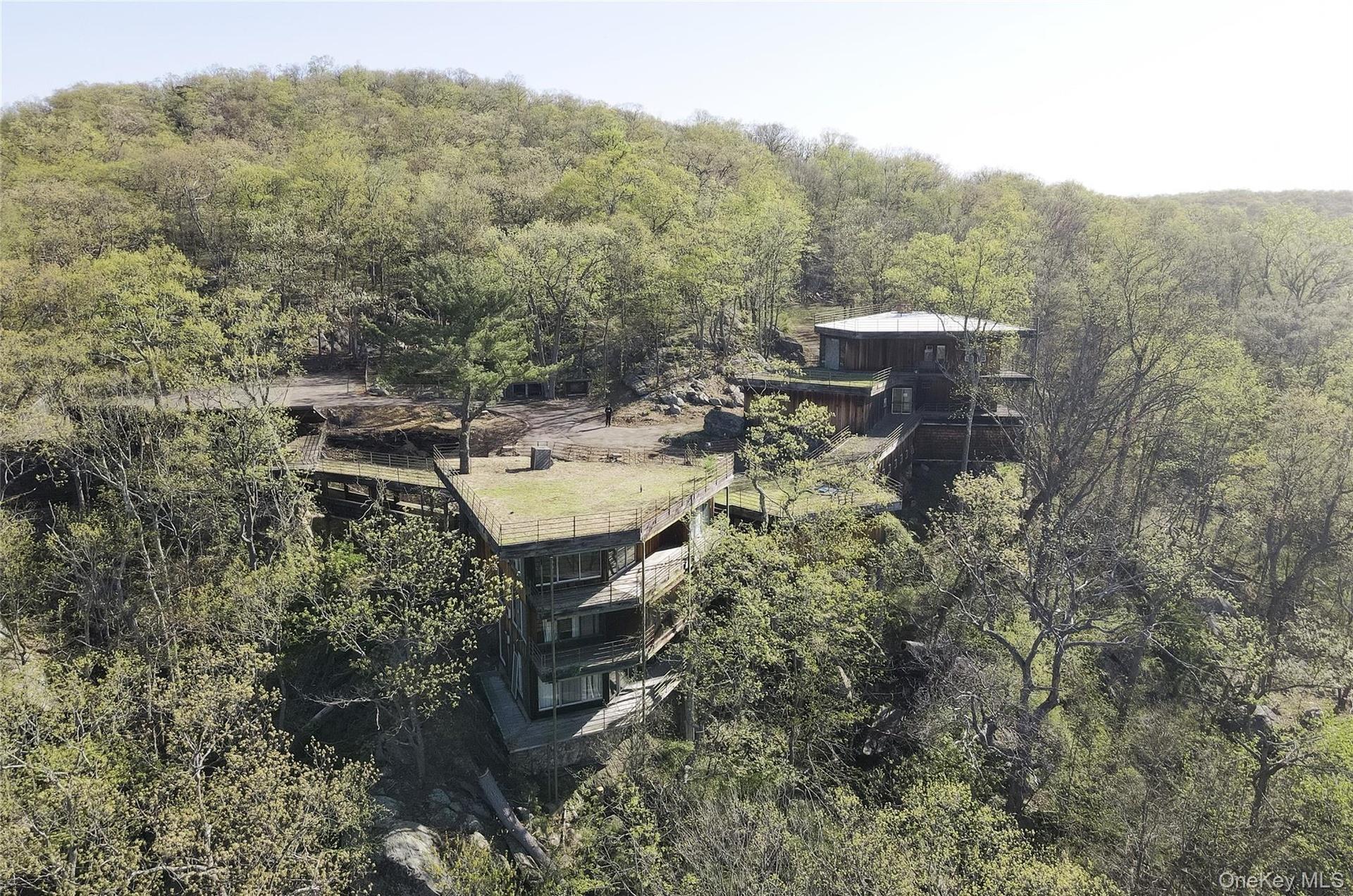 Aerial View of Building Complex