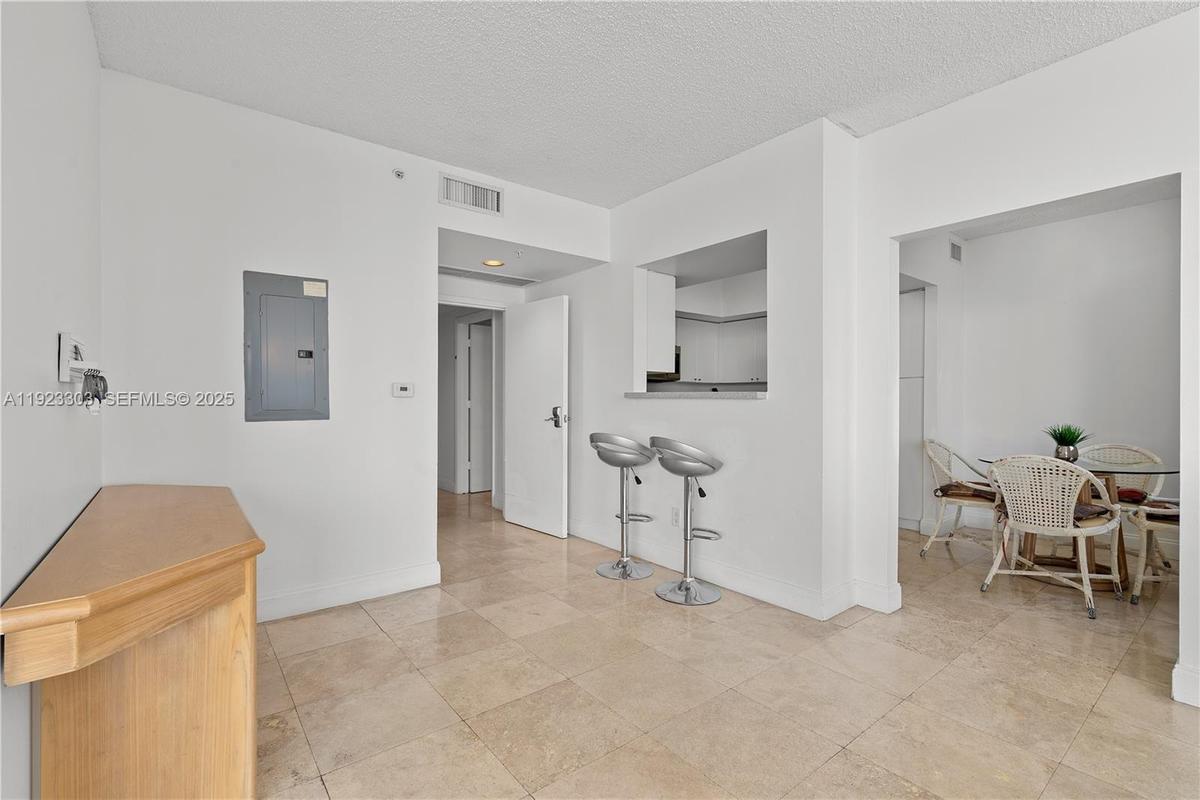view to the kitchen